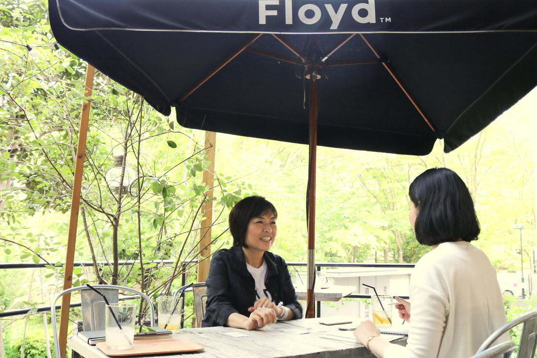 Floyd cafeでの小野美智代さんインタビュー